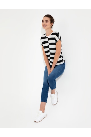 Pierre Cardin Kadın Siyah Tişört 50246194-vr046 Siyah
