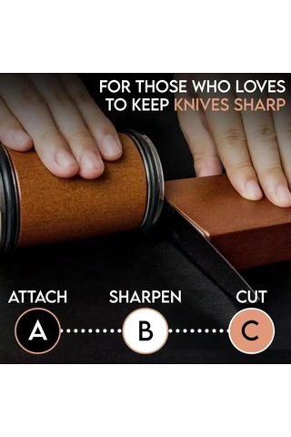 Liangmei Yeni Rolling Bıçak Bileyici Çift Taraflı Elmas Bileme