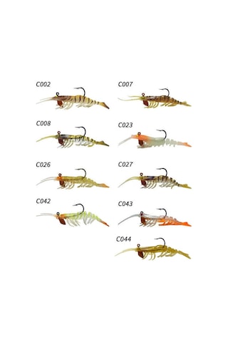 Osaka Caridina Shrimp 7.62Cm 6.5Gr Tpe Yumuşak Silikon Karides