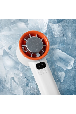 Yeni Mini El Fanı Taşınabilir Usb Şarj Edilebilir Elekikli Fanlar 120 Hızı B Whıte