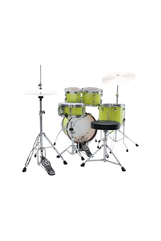 Tama Ljk56h5-fym Club-jam Fluorescent Yellow Mist 5 Parça 16b/8t/10t/12f/12s Sınırlı Üretim Akustik Davul Seti