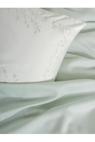Cotton Box Serenity Bambu Çift Kişilik Pike Takımı Brisa Mint Çok Renkli
