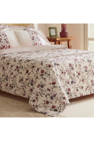 Karaca Home Inara %100 Pamuk Tek Kişilik Nevresim Takımı Kırmızı Kırmızı