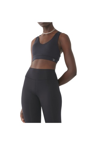 L Couture Ayarlanabilir V - Yaka Spor Sütyeni 0 Siyah