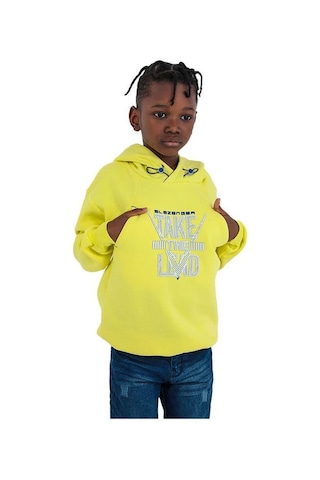 Slazenger Do Çocuk Sweatshirt St22wc031-703 Sarı-sarı Sarı