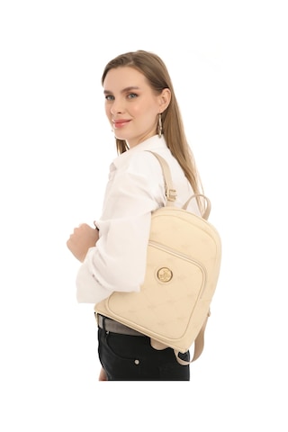 Beverly Hills Polo Club Kadın Günlük Sırt Çantası 05bhpc8004 Bej