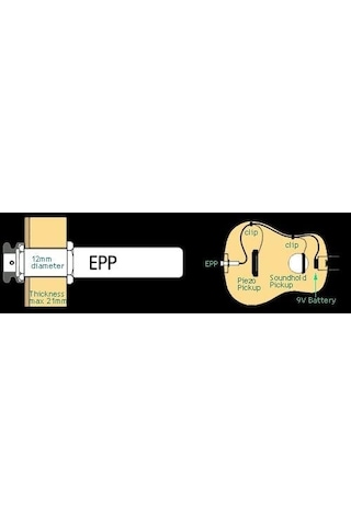 Artec Epp Aktif Preamp Preamfili Jack Girişi Ve Pil Kutusu
