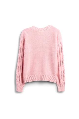 Gap V-cable Çocuk Kazak Pembe
