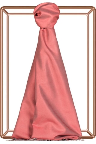 İpekevi Çift Taraflı İpek Şal - Terracotta Terracotta