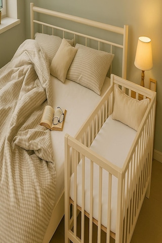 4 Adet 50 X 90 + 10 Cm Anne Yanı Lastikli Penye Kumaş Bebek Çarşafı
