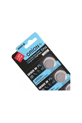 Orion CR1620 3V Lityum Pil 5'li