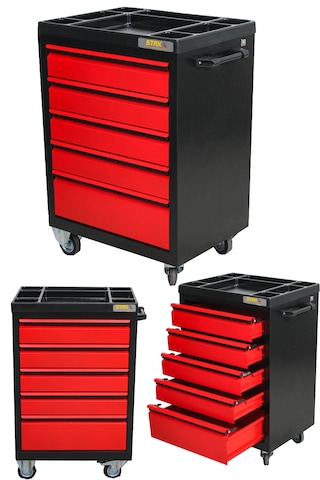 Staxx Xl Seri 5 Çekmeceli Alet Dolabı İçi Boş Atölye Usta Seti