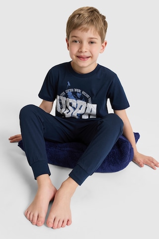 U.s. Polo Assn. Erkek Çocuk Lacivert Pijama Takım 50326820-vr033