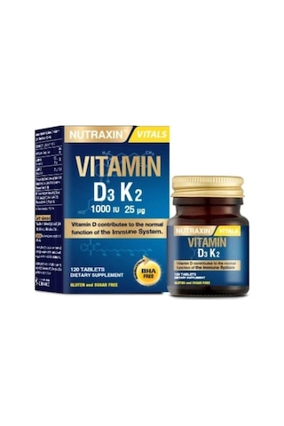 Nutraxin Vitamin D3 K2 120 Tablet