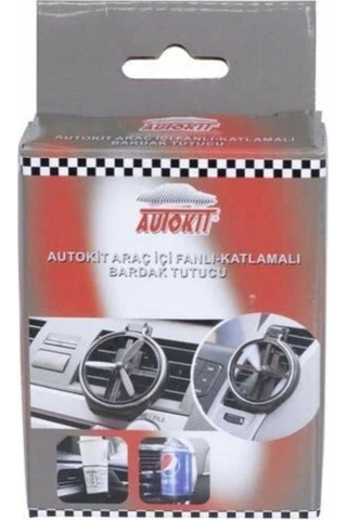 Autokit Bardak Tutacağı Araç İçi Fanlı Katlamalı Bardak Tutucu Bardaklık Üniversal Fa1-274 1 Adet