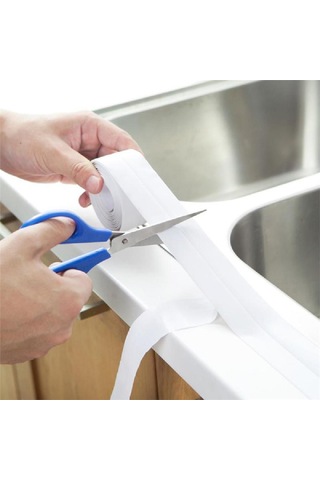 Su Sızdırmaz Geçirmez Bant Lavabo Küvet Kenar Bandı 3 Adet