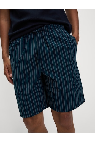 Marks & Spencer Pamuklu Kısa Kollu Pijama Takımı T07000096 Lacivert