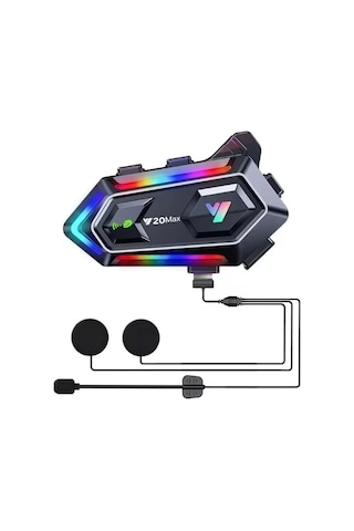 Y20 Max Kablosuz Motosiklet Kask Intercom 1239642