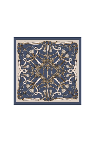 Sisley Flora Bandana/fular -2015-47 47 İndigo