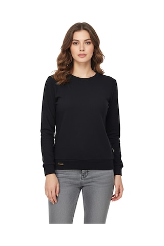 Linsolita Kadın Sıfıryaka Sweatshirt Bgl-st05116 Siyah