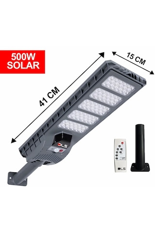 500w Güneş Enerjili Solar Bahçe Çevre Lambası Dls