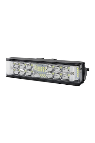 Beyaz Led Sarı Çakarlı Off Road Sis Panjur Farı Çalışma Lambası 34 Led 12v