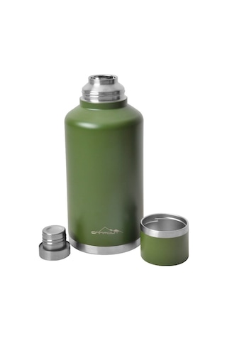 Nurgaz Campout Çift Katmanlı Termos Yeşil 2000 Ml Ng 165