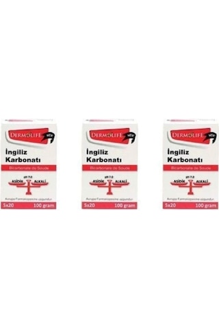 Ingiliz Karbonatı 3 X 100 G 3 Lü Set