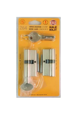 İkiz Set Barel - 68 Mm Yüksek Güvenlik Özellikli Anahtar