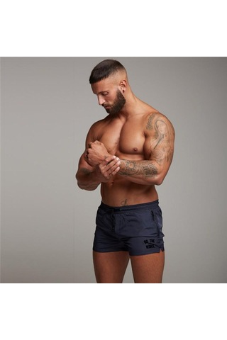 Yeşil Muscleguys Yaz Yeni Varış Egzersiz Erkek Plaj Kurulu Şort Ince Spor Koşu Şort Çabuk Kuruyan Yeşil