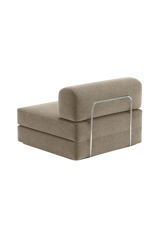 Modüler Legom Tekli Koltuk Sütlükahve