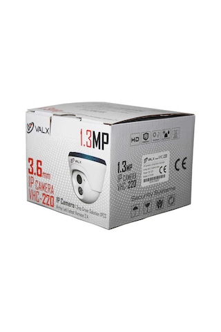 Valx Vhc-220 3.6Mm 1.3Mp Ip Dome Güvenlik Kamerası