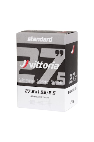 Vittoria Standart 27.5x2.50/3.00 İğne Sibop İç Lastik 48mm Siyah