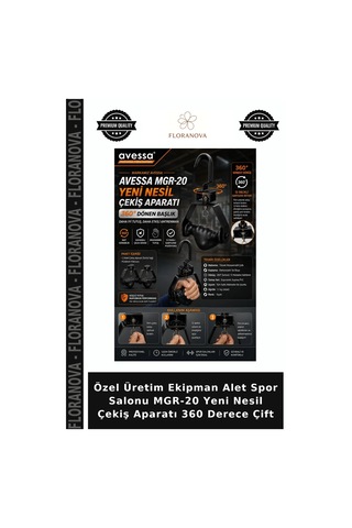 Özel Üretim Ekipman Alet Spor Salonu Mgr-20 Yeni Nesil Çekiş Aparatı 360 Derece Çift