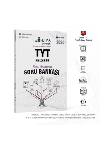 Nettekurs Yayınları Yks Tyt Felsefe Konu Anlatımlı Akıllı Soru Bankası