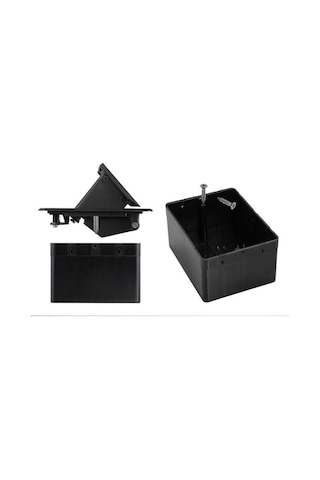 Pazly Yan Suntek Siyah Sehpa Ofisi Için Gömme Elektrik Adaptörleri Bm