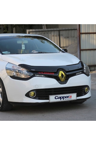 Cappafe Renault Clio 4 Ön Kaput Koruma Rüzgarlık 4Mm Abs 12-20