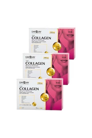 Day2day The Collagen Beauty Intense Çilek Aromalı 30 Saşe X 3 Adet
