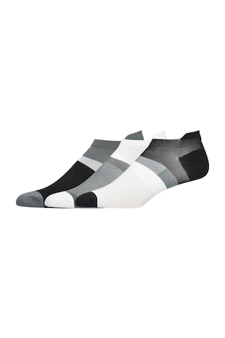 Asics 3 Pack Color Block Low Cut Sock Unisex Black/obsidian Grey Koşu Çorabı 3033c297-001