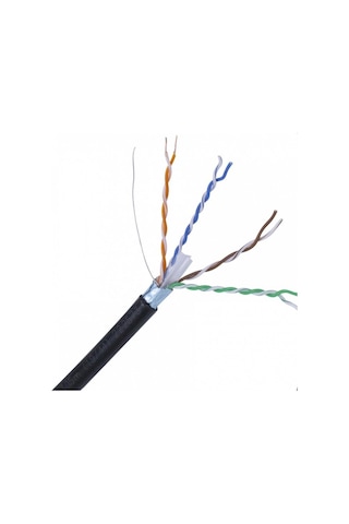 Cat6 Kablo 30 Metre Siyah Jaksız