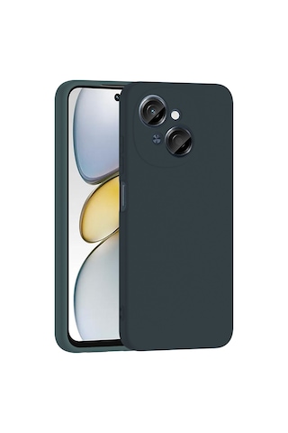 Kilifone - Tecno Spark Go 1 2025 Uyumlu Kılıf Esnek Koruyucu Mara Lansman Kapak - Koyu Yeşil - T37821