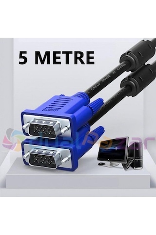 5 Metre Vga Kablo