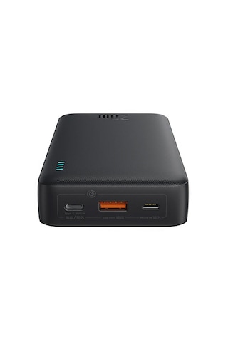 Baseus Airpow Hızlı Şarj Power Bank 20000mah 20w, Siyah Usb To Type-c 50cm Kablo Dahil Siyah