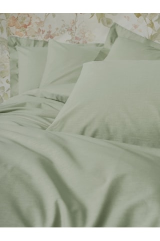 Cotton Box Plain Tek Kişilik Nevresim Takımı Plain Adaçayı Adaçayı