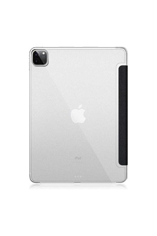 Lexroo İpad Pro 12.9 2022 M2 Smart Cover Standlı 1-1 Kılıf - Mor Kapaklı Kılıf