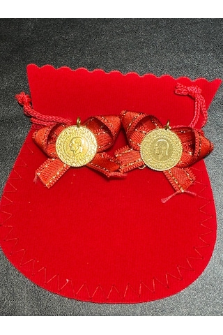 Vıctorıa Gold 2 Adet Tam Altın Yeni Tarihli 2025 Kulplu 22 Ayar