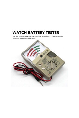 Xindoker Saat Pil Test Cihazı - Pil Durumu Hızlı Ve Doğru Ölçüm Aleti - Saat Tamiri İçin Pratik Araç