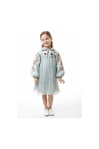 Xo Kids Kız Çocuk Elbise 7-11 Yaş 26572 Yeşil