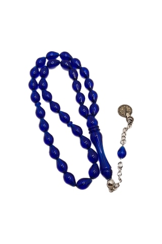 Han Ticarethane Lacivert Renk Toz Kehribar Tesbih