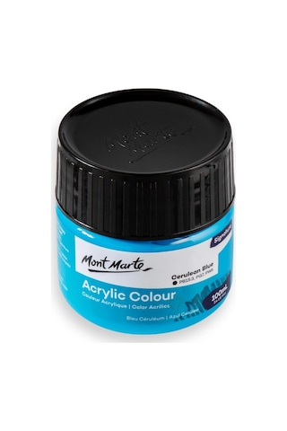 Akrilik Renkli Boya Signature 100ml - Cerulean Blue Çok Renkli